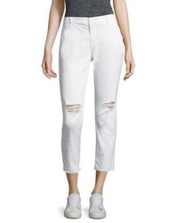 AG Jeans Ag Tristan Distressed Raw Hem Trousers