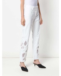 Preen by Thornton Bregazzi Distressed Cropped Jeans