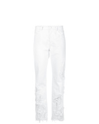 Preen by Thornton Bregazzi Distressed Cropped Jeans