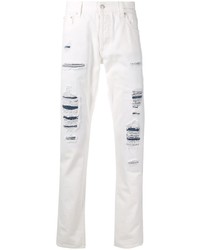 Alexander McQueen Distressed Skinny Jeans