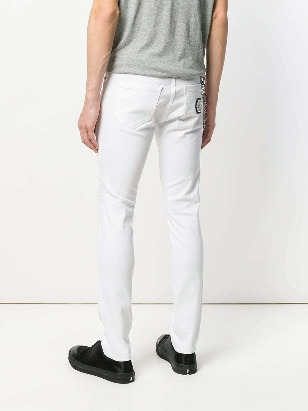 Philipp Plein slim-leg jeans - White
