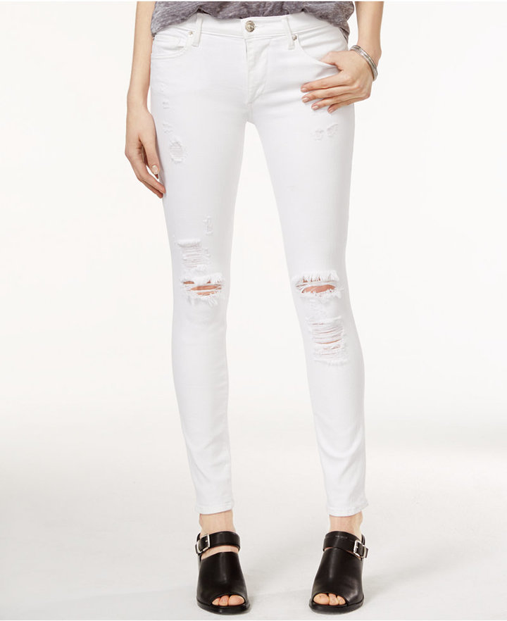 white washed ripped jeans
