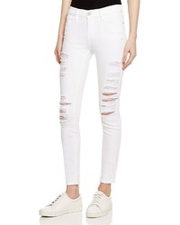 Frame Le Color Ripped Jeans In Blanc