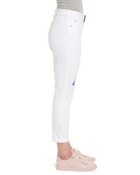 NYDJ Ripped Stretch Ankle Jeans
