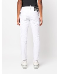 DSQUARED2 Ripped Tapered Skinny Cut Jeans