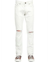 Roberto Cavalli 18cm Distressed Stretch Denim Jeans