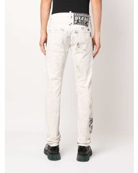 Philipp Plein Rock Star Distressed Jeans