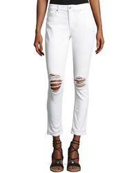Joe's Jeans Rolled Cuff Destroyed Cropped Jeans