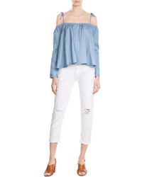 Mother The Dropout Slouchy Distressed Jeans