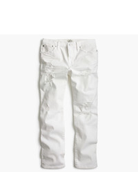 J.Crew Vintage Crop Jean In Destroyed White