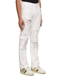 Just Cavalli White Distressed Jeans
