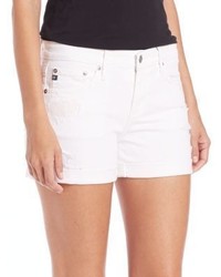 AG Jeans Ag Hailey Rolled Distressed Shorts