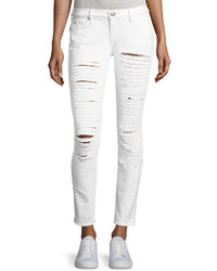 True Religion Casey Low Rise Super Skinny Distressed Jeans