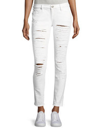 True Religion Casey Low Rise Super Skinny Distressed Jeans
