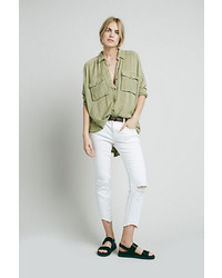Free People Destroyed Ankle Skinny By