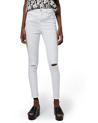 Topshop Jamie Ripped High Rise Ankle Skinny Jeans