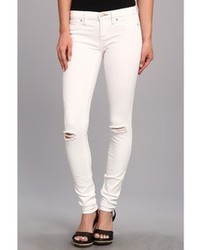 Dittos Jessica Low Rise Jegging Destructed In White