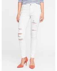 Old Navy Mid Rise Rockstar Distressed Jeans