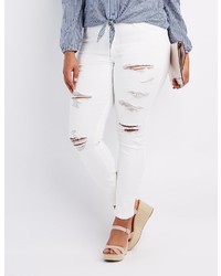 charlotte russe white jeans
