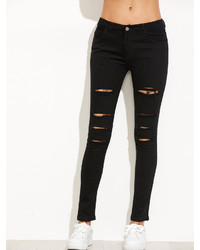Shein Ripped Skinny Jeans