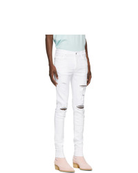 Amiri White Thrasher Plus Jeans