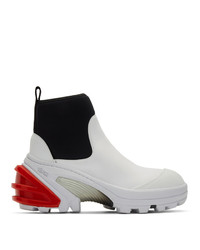 1017 Alyx 9Sm White Fixed Sole Mid Boots