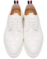 Thom Browne White Rubber Classic Longwing Brogues