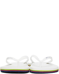 Ps By Paul Smith White Dale Flip Flops