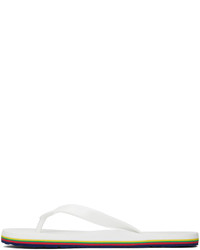 Ps By Paul Smith White Dale Flip Flops