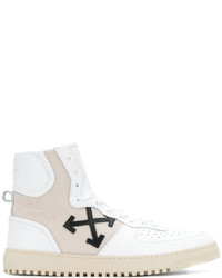 Off-White Cross High Top Sneakers