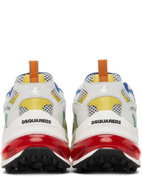 DSQUARED2 White Bubble Sneakers