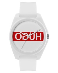 Hugo Play Reverse Logo Rubber Watch