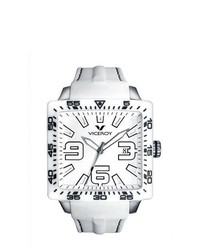 Viceroy 432099 05 White Square Rubber Watch
