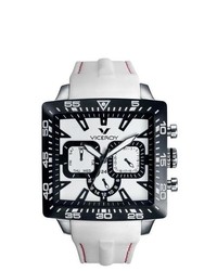 Viceroy 432101 05 Black White Square Rubber Date Watch