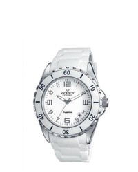 Viceroy 47564 05 White Ceramic Date Rubber Watch