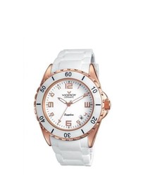 Viceroy 47564 95 White Ceramic Date Rubber Watch