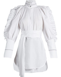 Ellery Angelface High Neck Ruffle Trimmed Top