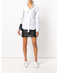 Dsquared2 Ruffle And Bow Collar Blouse