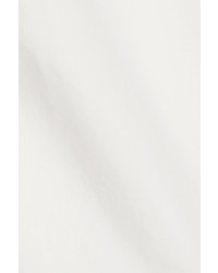 Marc Jacobs Ruffled Cotton Poplin Top White