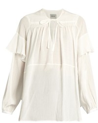 Rachel Comey Willow Ruffle Trimmed Blouse