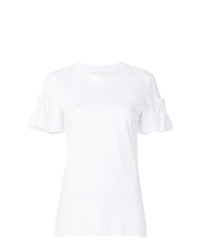 Victoria Victoria Beckham Ruffled Sleeves T Shirt