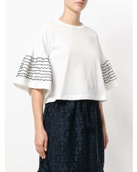 See by Chloe See By Chlo Stitched Sleeve T Shirt