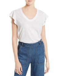 La Vie Rebecca Taylor Washed Texture Jersey Tee