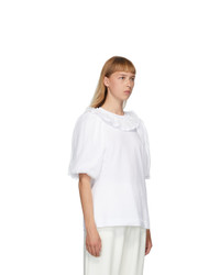 Simone Rocha White Puff Sleeve T Shirt