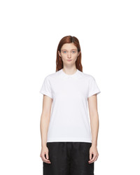 Tricot Comme des Garcons White Round Collar T Shirt