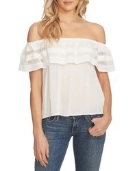 1 STATE 1state Ruffle Off The Shoulder Top