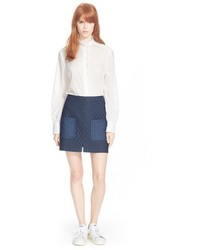 See by Chloe See By Chlo Ruffle Front Cotton Shirt