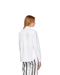 PushBUTTON White Camisole Combi Shirt