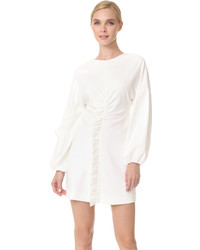 Tibi Ruffle Detail Mini Dress