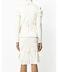 Dsquared2 Ruffle Trimmed Knit Dress